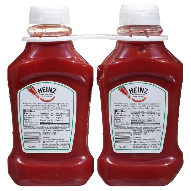 Heinz, Tomato Ketchup, 44 oz, 3-Count