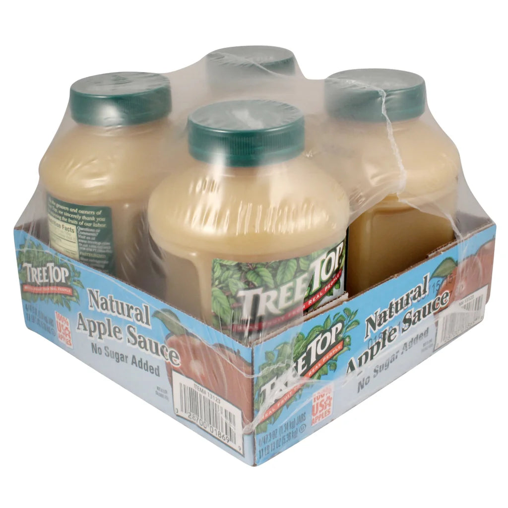 Tree Top Apple Sauce, 47.3 oz, 4-count