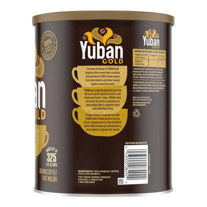 Yuban Gold Coffee, Original, Medium Roast, 46 oz