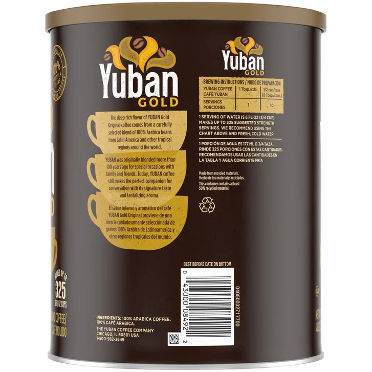 Yuban Gold Coffee, Original, Medium Roast, 46 oz
