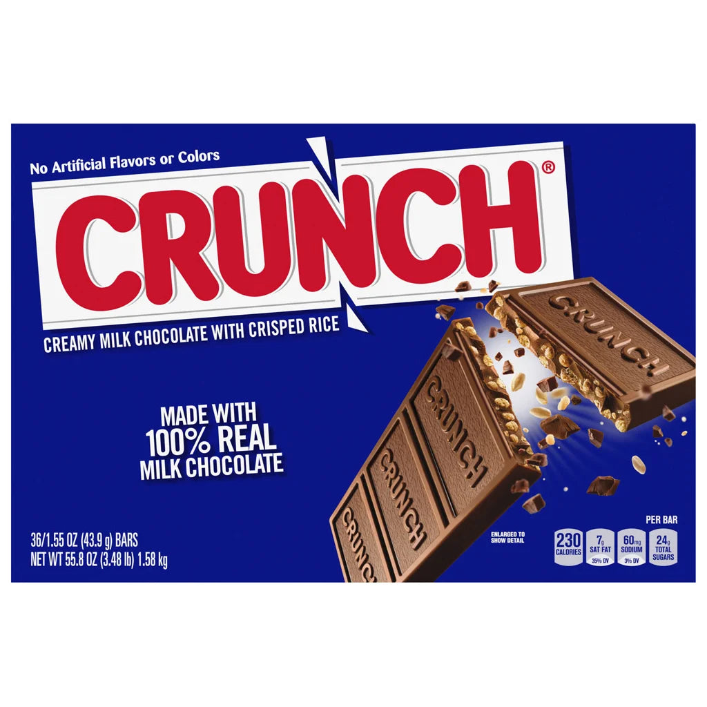Crunch Candy Bar, 1.55 oz, 36-count