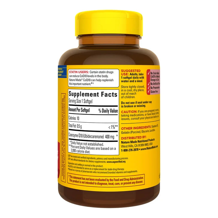 Nature Made CoQ10 400 mg., 90 Softgels