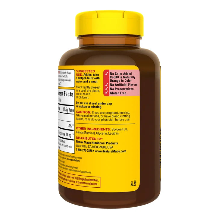 Nature Made CoQ10 400 mg., 90 Softgels