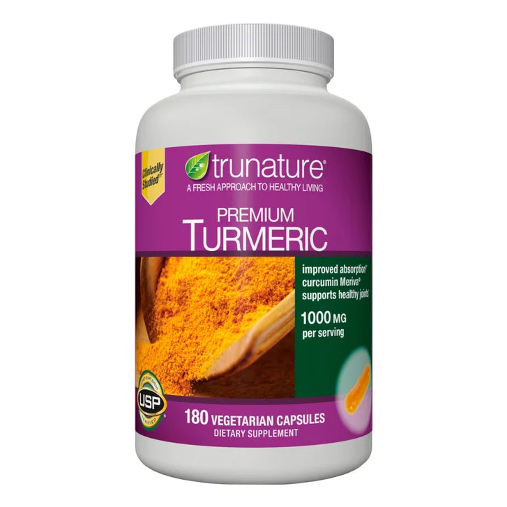 trunature Premium Turmeric 1,000 mg., 180 Vegetarian Capsules