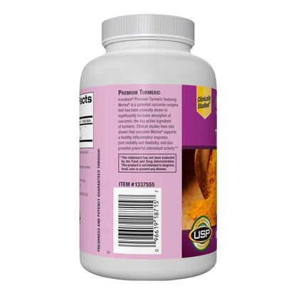 trunature Premium Turmeric 1,000 mg., 180 Vegetarian Capsules