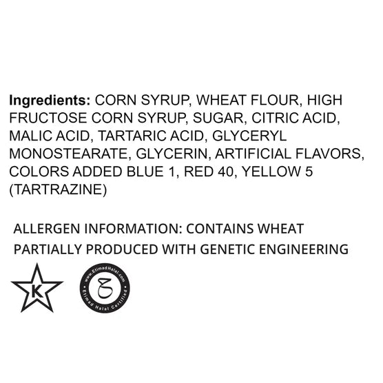 Sour Punch Twists, Variety, 180-count