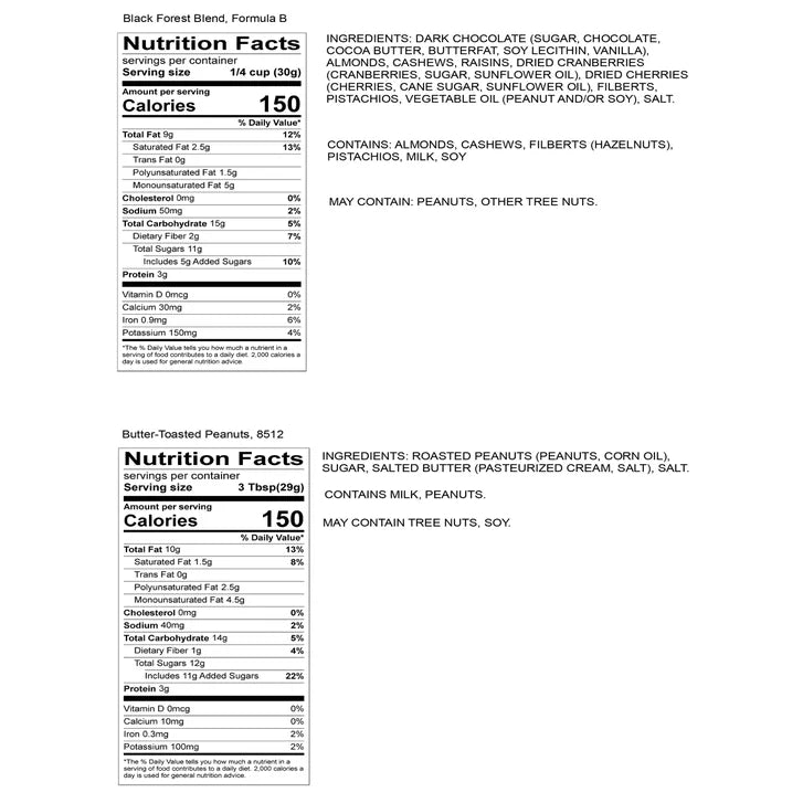 A.L. Schutzman 3-Tier Nested Gold Gift Box Set, Assortment of Nuts and Chocolate, 8 lb Total