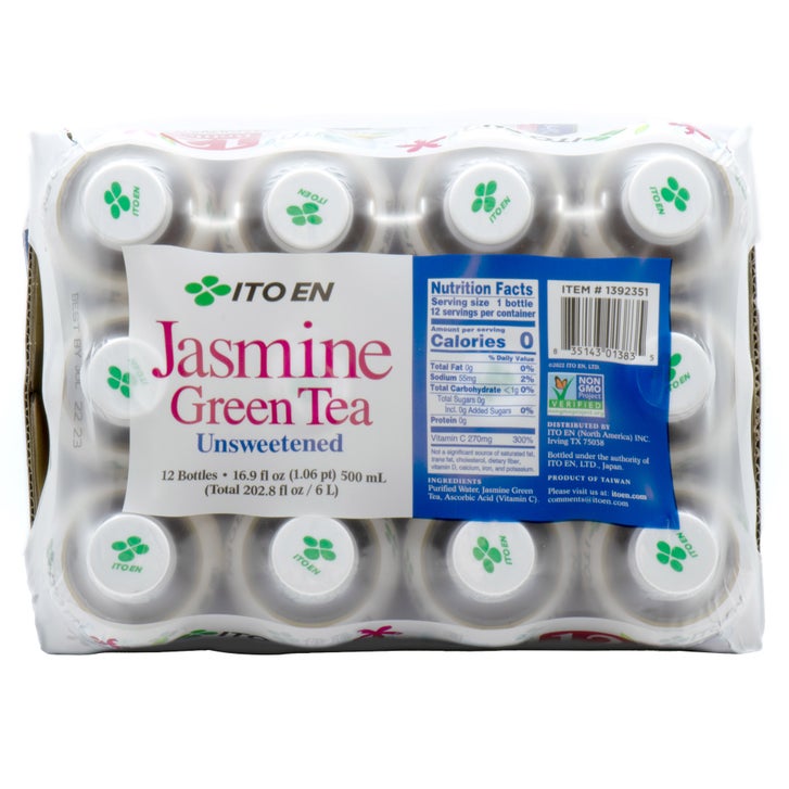 Ito En Jasmine Green Tea, Unsweetened, 16.9 fl oz, 12-count