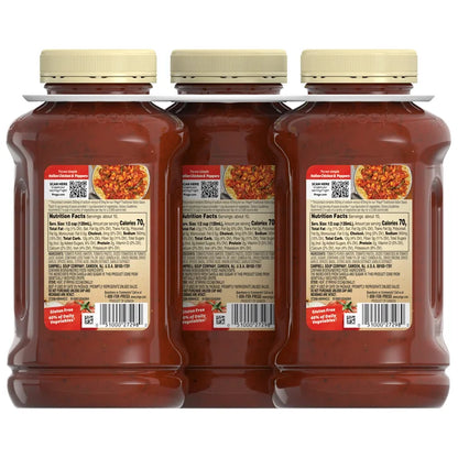 Prego, Pasta Sauce Low Sodium 45 oz, 3-Count