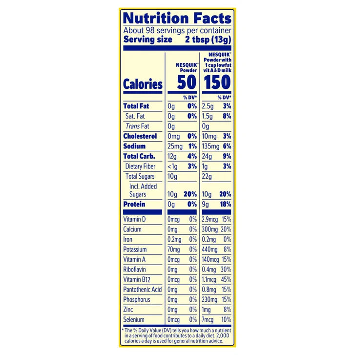 Nestle, Nesquik Chocolate Drink Mix, 2.81 lbs
