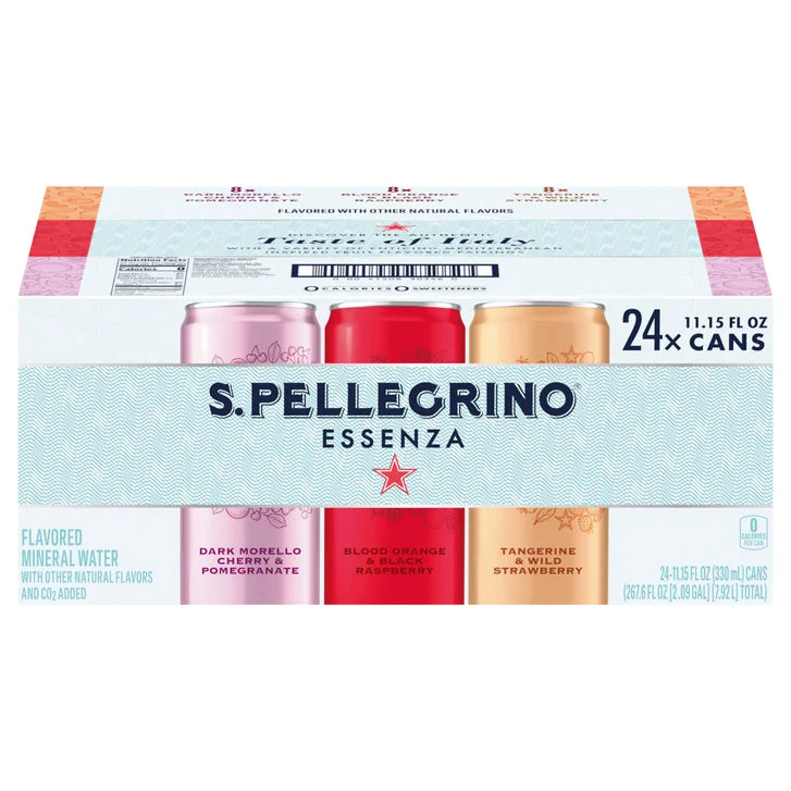 San Pellegrino Essenza, Variety Pack, 11.15 fl oz, 24-count