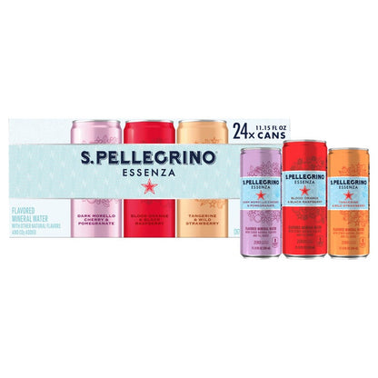 San Pellegrino Essenza, Variety Pack, 11.15 fl oz, 24-count