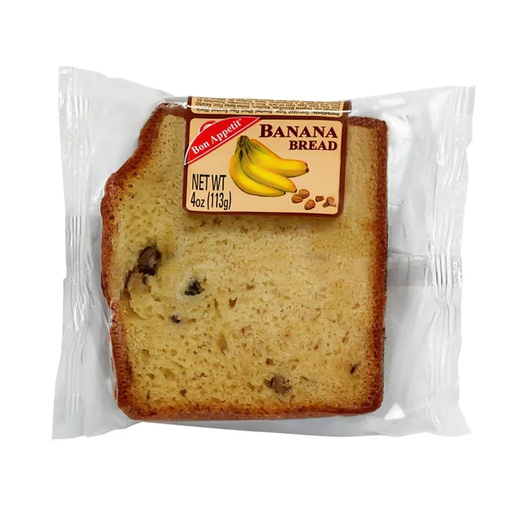 Bon Appetit, Banana Bread Slice, 4 oz, 8-Count