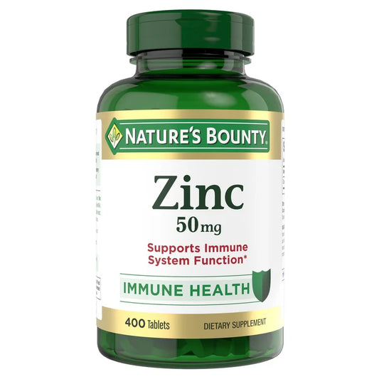 Nature's Bounty Zinc 50 mg, 400 Caplets