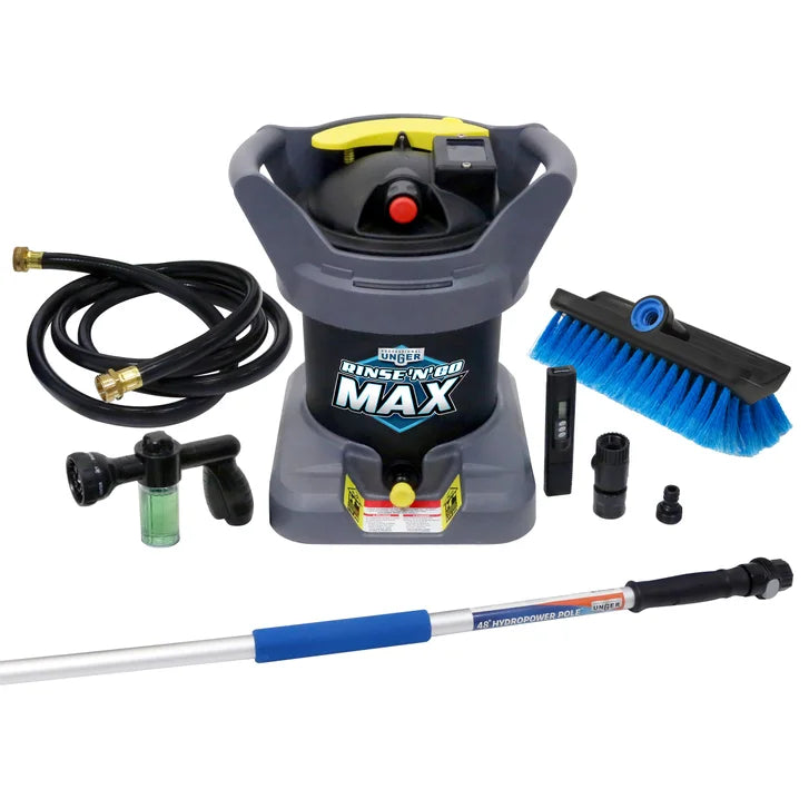 Unger Professional Rinse 'n' Go MAX Spotless Car Wash System Bundle