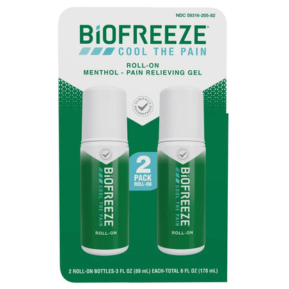 Biofreeze Pain Reliever, 6 Fluid Ounce Pack