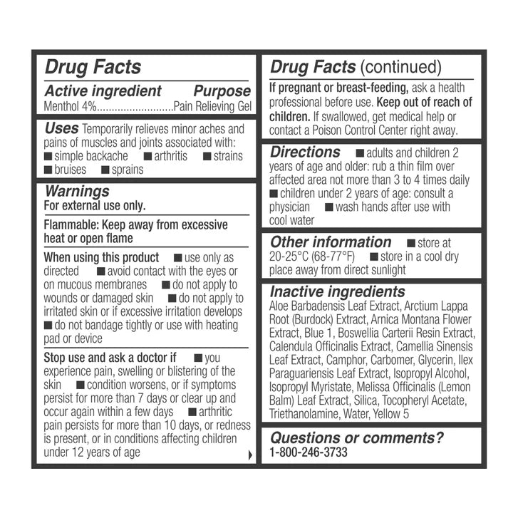 Biofreeze Pain Reliever, 6 Fluid Ounce Pack