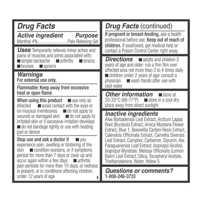 Biofreeze Pain Reliever, 6 Fluid Ounce Pack