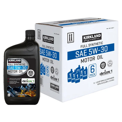 Kirkland Signature 1-Quart 0W20 & 5W30 Full Synthetic Motor Oil, 12-pack