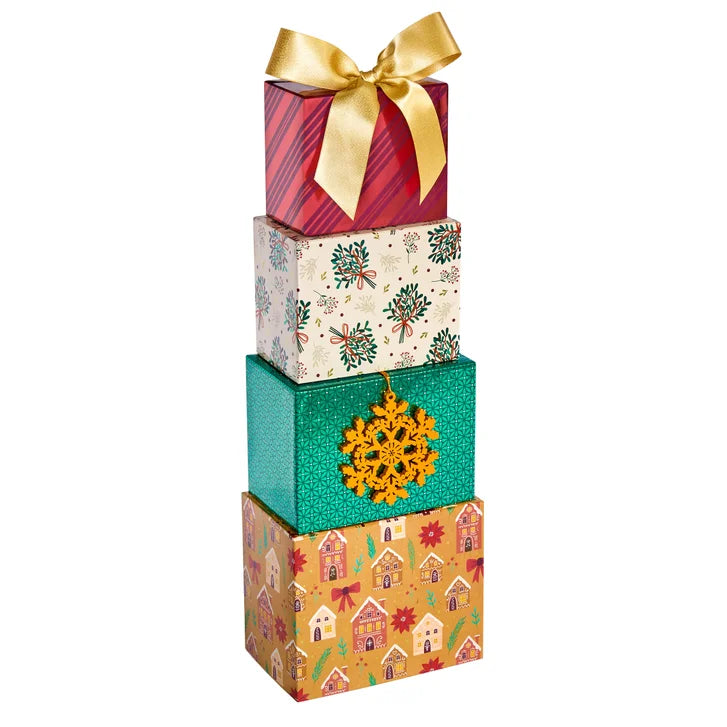 Winter Traditions Gift Tower