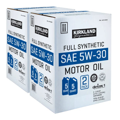 Kirkland Signature 5W-30 Full Synthetic Motor Oil 5-quart, 4-pack