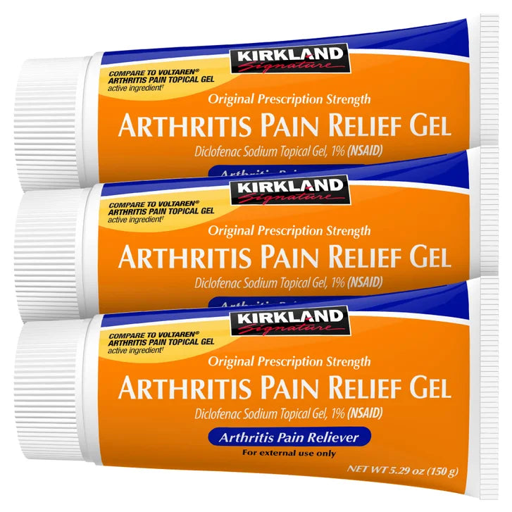 Kirkland Signature Arthritis Pain Relief Gel, Diclofenac Sodium Topical Gel 1%, 15.87 Ounces