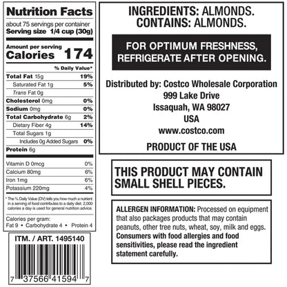 Almonds, 5 lbs