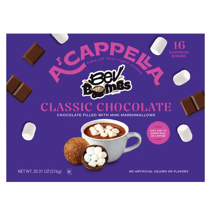 A'cappella Classic Hot Chocolate BevBombs, 16-count