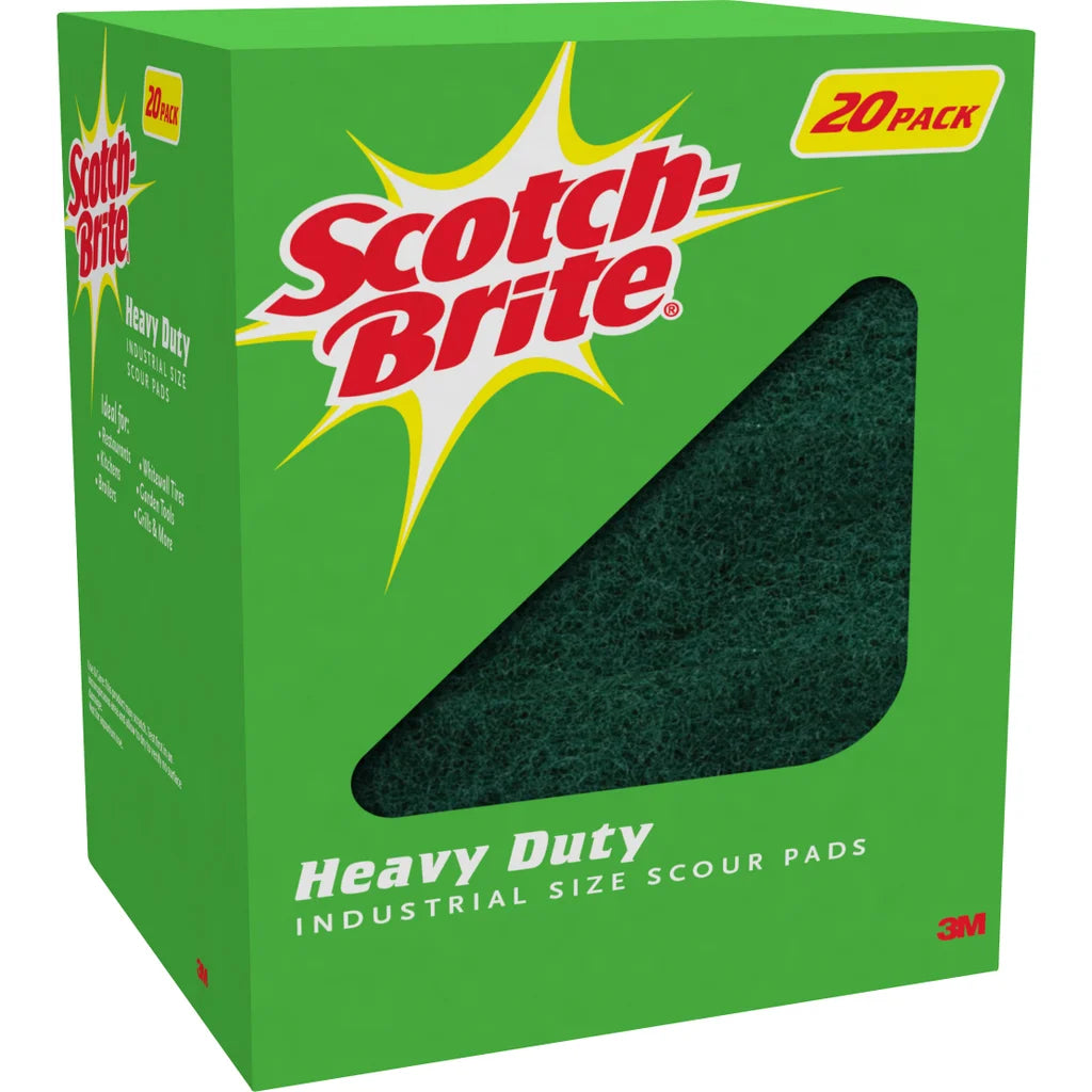 Scotch-Brite Heavy Duty Scour Pads, 20-count