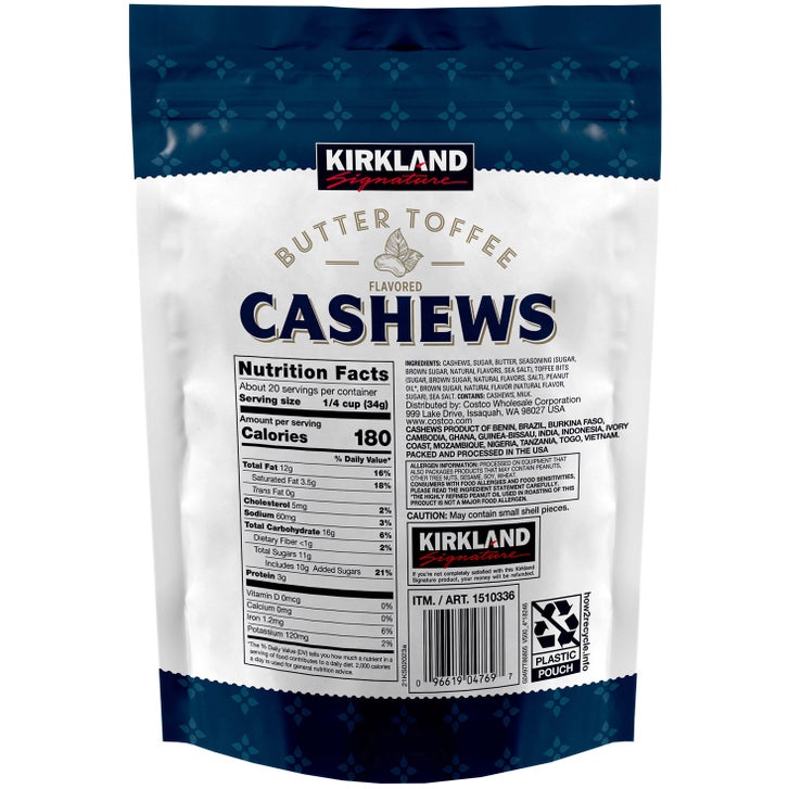 Kirkland Signature Butter Toffee Cashews