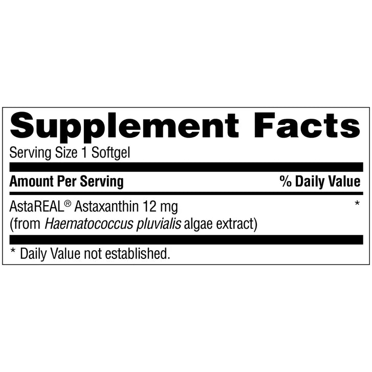 trunature Astaxanthin 12 mg, 120 Softgels