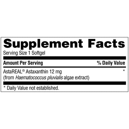 trunature Astaxanthin 12 mg, 120 Softgels