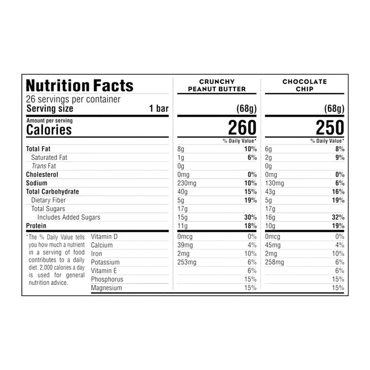 CLIF BAR Energy Bar, Variety Pack, 2.4 oz, 26-count