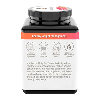 youtheory Daily Fat Burner, 130 Vegetarian Capsules