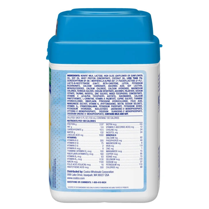 Kirkland Signature ProCare with Dual HMO's, Non-GMO Infant Formula, 42 oz, 2-pack