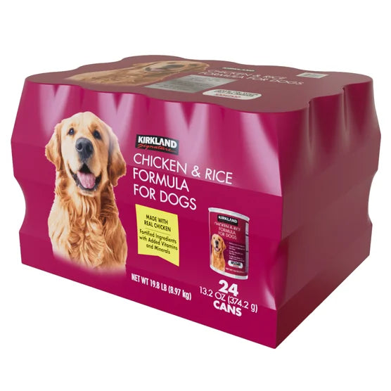 Kirkland Signature Canned Dog Food, 13.2 oz, 24-count