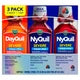 Vicks Severe DayQuil and NyQuil Cough, Cold & Flu Relief Liquid, 36 Fluid Ounces