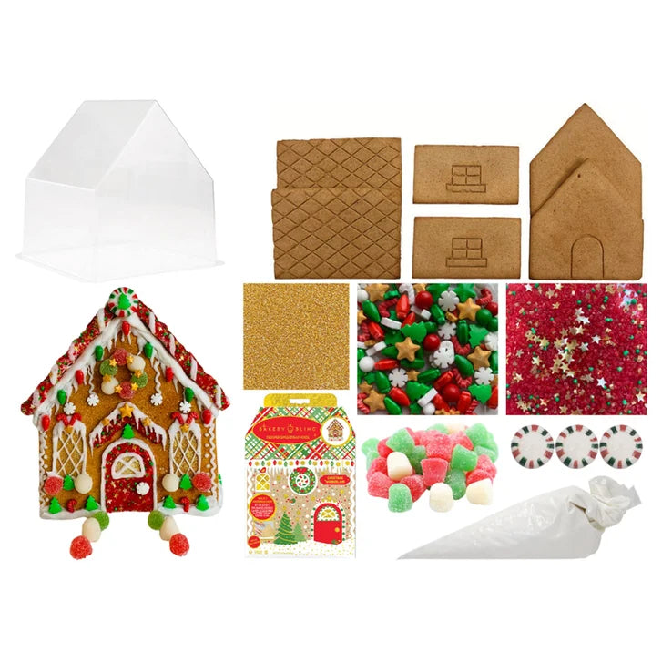 Bakery Bling Designer Gingerbread House Kits, 2-pack