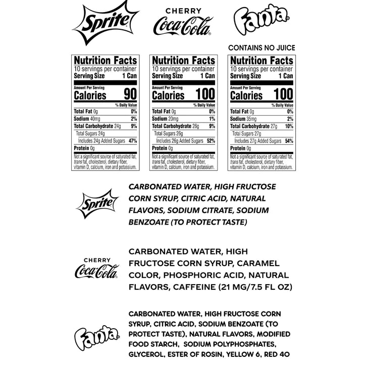 Coca-Cola Mini, Variety Pack, 7.5 fl oz, 30-count