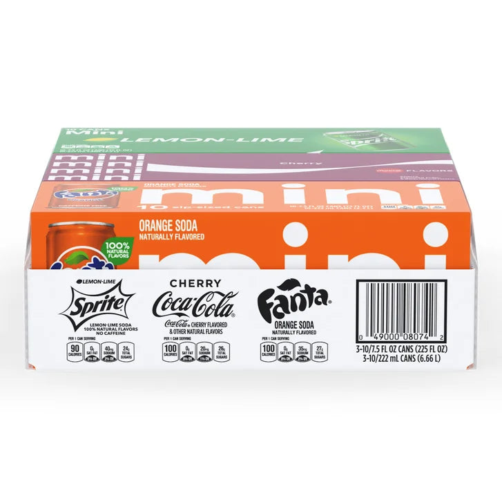 Coca-Cola Mini, Variety Pack, 7.5 fl oz, 30-count