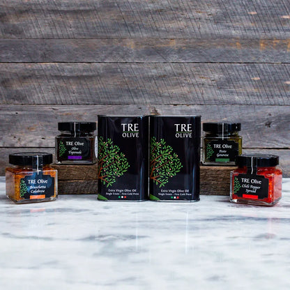TRE Olive Oil Calabrian Gift Box