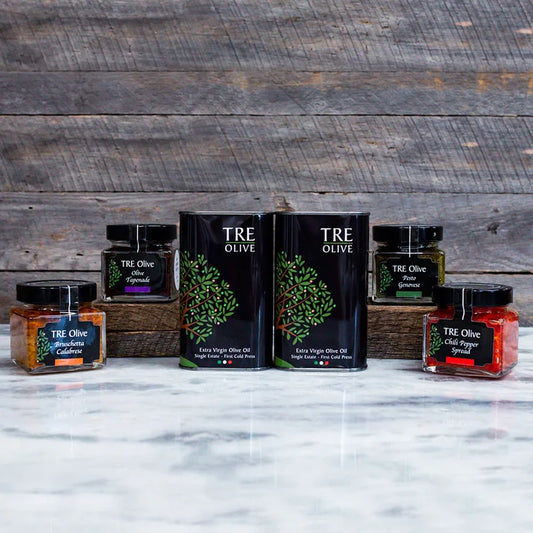 TRE Olive Oil Calabrian Gift Box