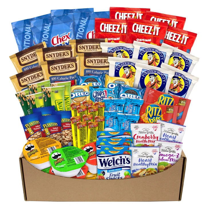 Office Snacks Variety Box, 66-piece