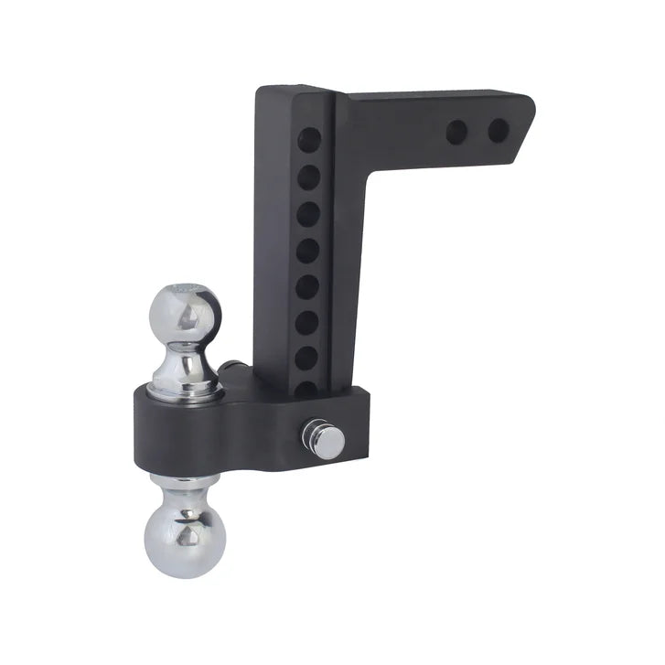 Trailer Valet Blackout 8,000 lb / 10,000 lb Capacity Adjustable Aluminum Drop Hitch, 0-8 inch Drop, 2 inch and 2-5/16 inch Ball
