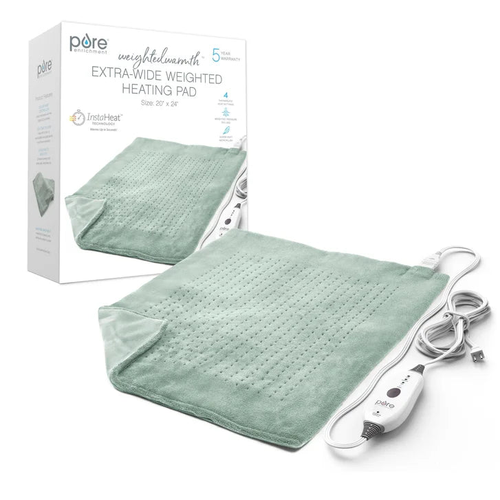 Pure Enrichment Weighted Warmth, Extra-Wide Weighted Heating Pad