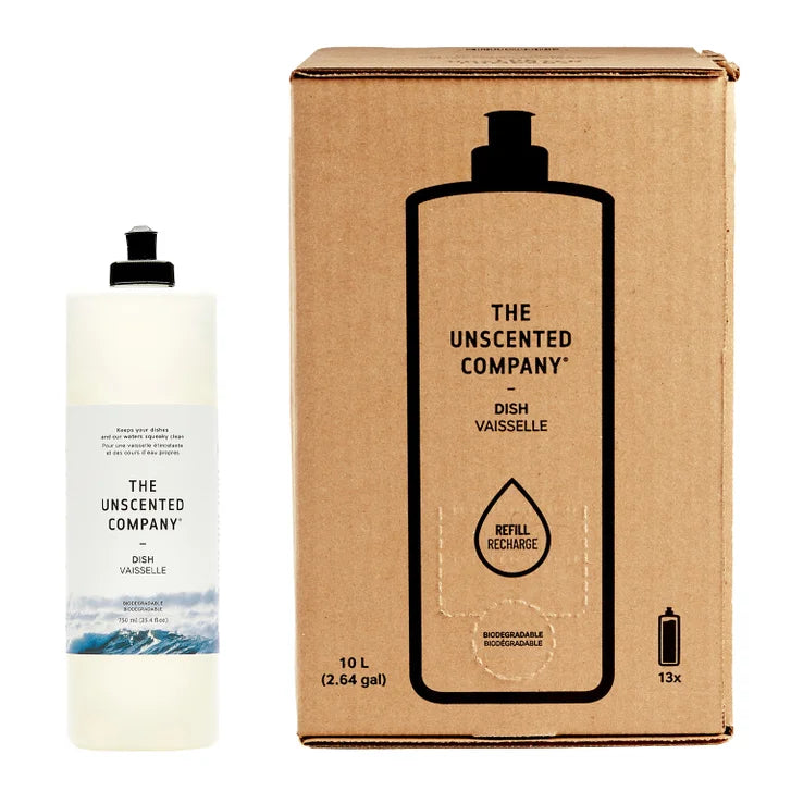 The Unscented Company Liquid Dish Soap Bottle & Refill Box, 363.22 fl oz