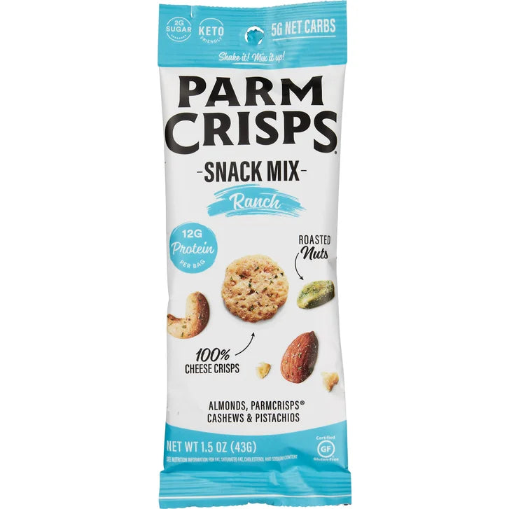 ParmCrisps Snack Mix, Ranch, 1.50 oz, 12-count