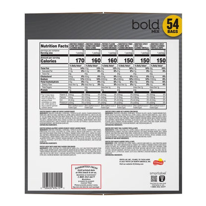 Frito Lay Bold Mix, 1 oz, Variety Pack, 54-count