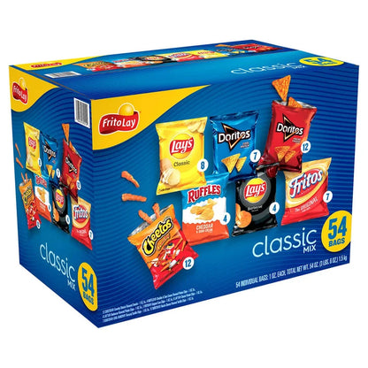 Frito Lay Classic Mix, 1 oz, Variety Pack, 54-count