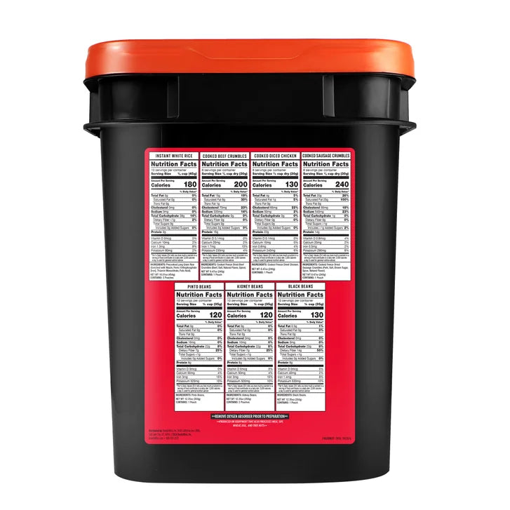 ReadyWise 94 Serving Emergency Protein Bucket
